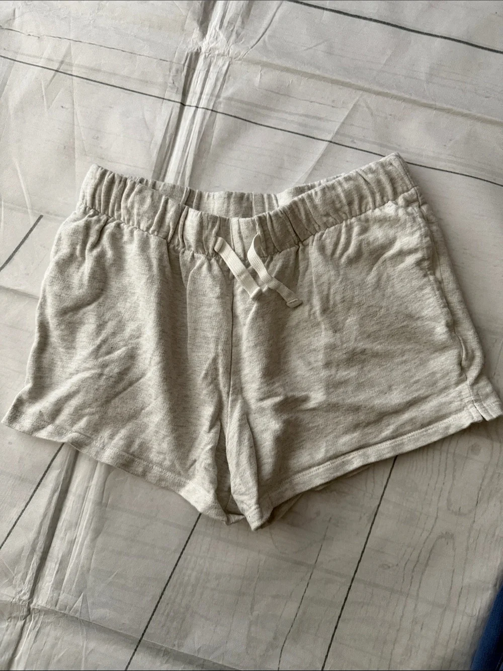 Carter's Navy Blue & Light Gray Girls' Pull-On Jersey Shorts Set